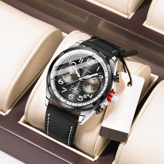 Jenson | Precision Chronograph Quartz Wristwatch | 41mm