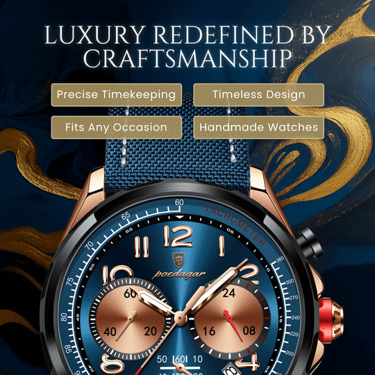 Jenson | Precision Chronograph Quartz Wristwatch | 41mm