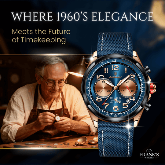 Jenson | Precision Chronograph Quartz Wristwatch | 41mm