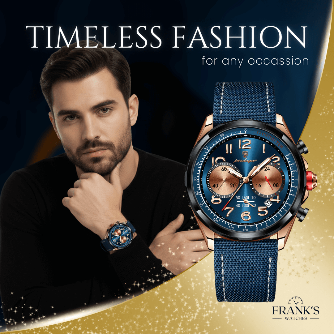 Jenson | Precision Chronograph Quartz Wristwatch | 41mm