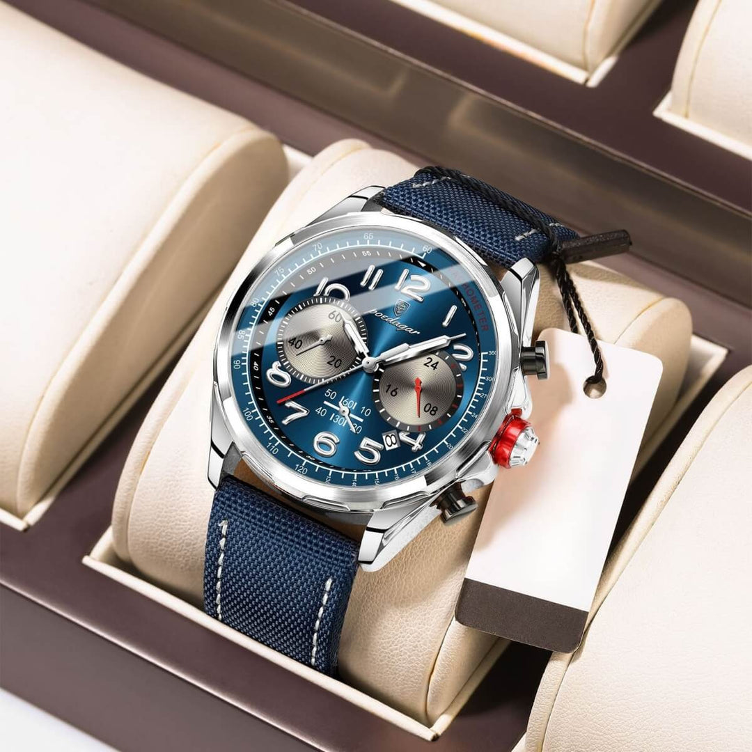 Jenson | Precision Chronograph Quartz Wristwatch | 41mm