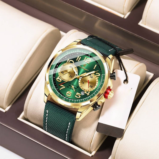 Jenson | Precision Chronograph Quartz Wristwatch | 41mm