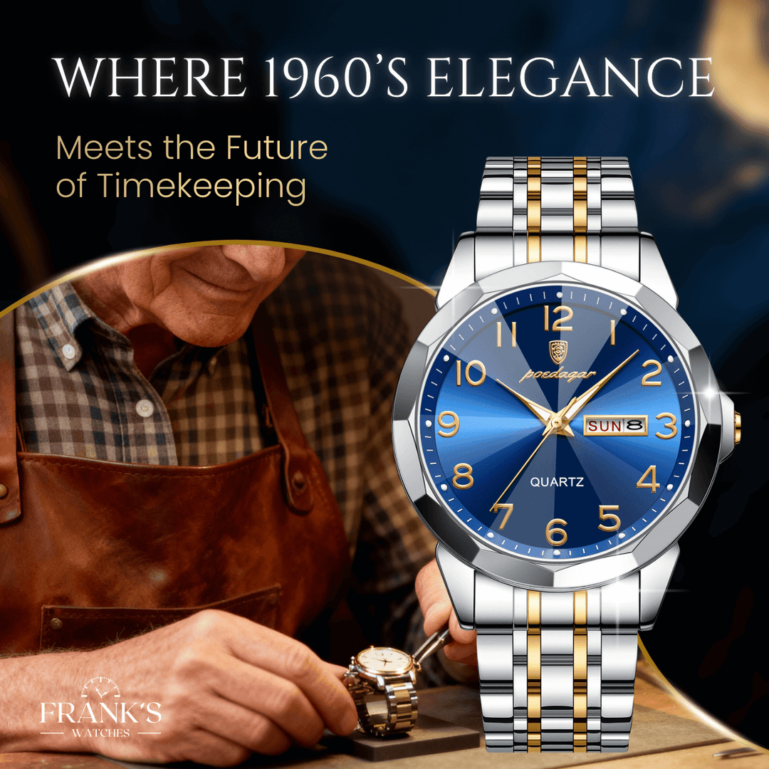 Keaton | Men’s Stainless Steel Quartz Calendar Watch | 42mm