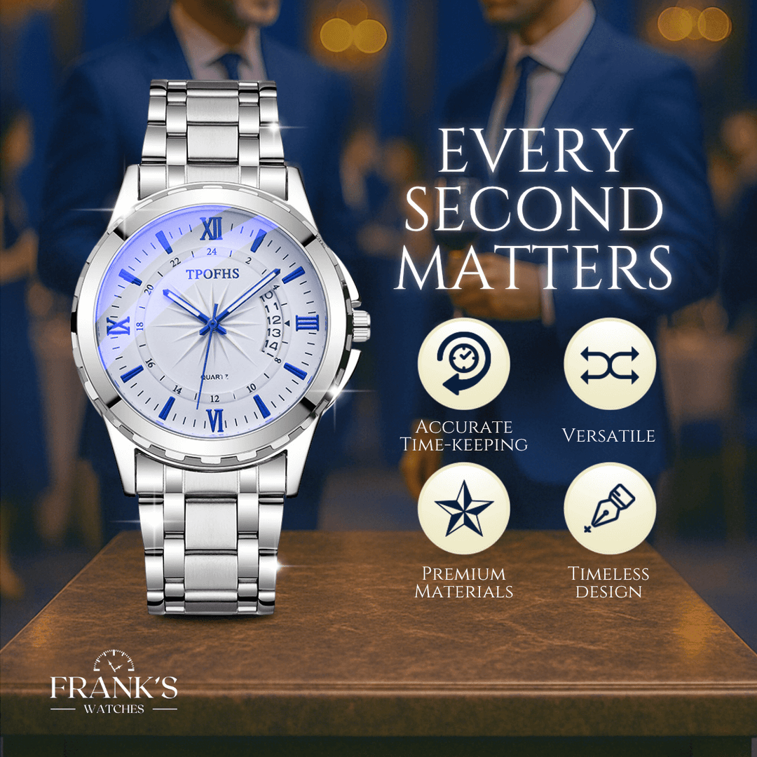 Kennedy | Classic Roman Numeral Quartz Wristwatch | 43mm