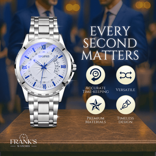 Kennedy | Classic Roman Numeral Quartz Wristwatch | 43mm