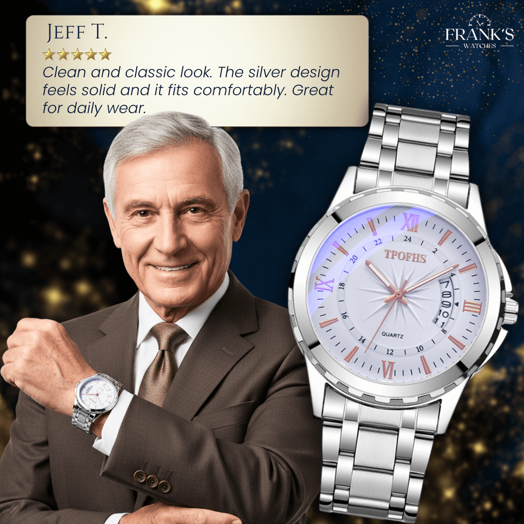 Kennedy | Classic Roman Numeral Quartz Wristwatch | 43mm