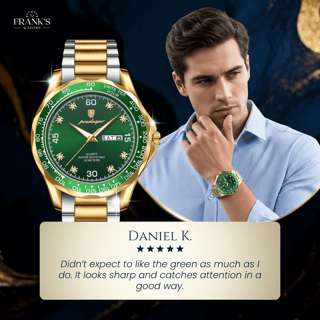 Kingsbury | Men’s Calendar Display Quartz Wristwatch | 42mm