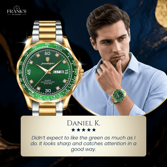 Kingsbury | Men’s Calendar Display Quartz Wristwatch | 42mm