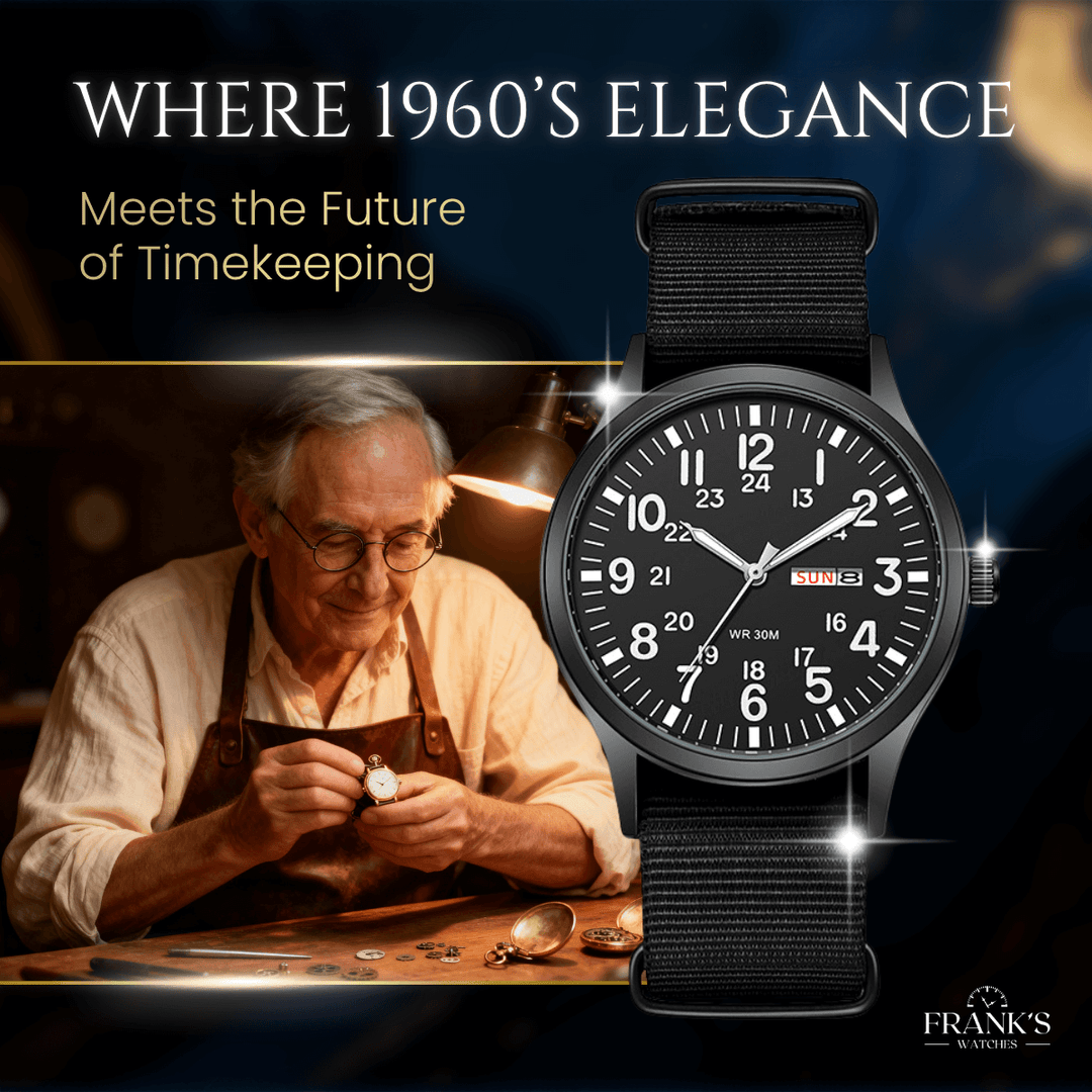 Kingswell | Military-Style Analog Quartz Wristwatch | 42mm