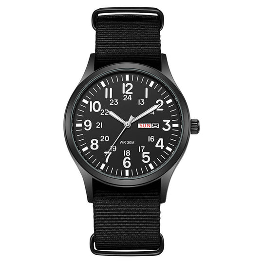 Kingswell | Military-Style Analog Quartz Wristwatch | 42mm