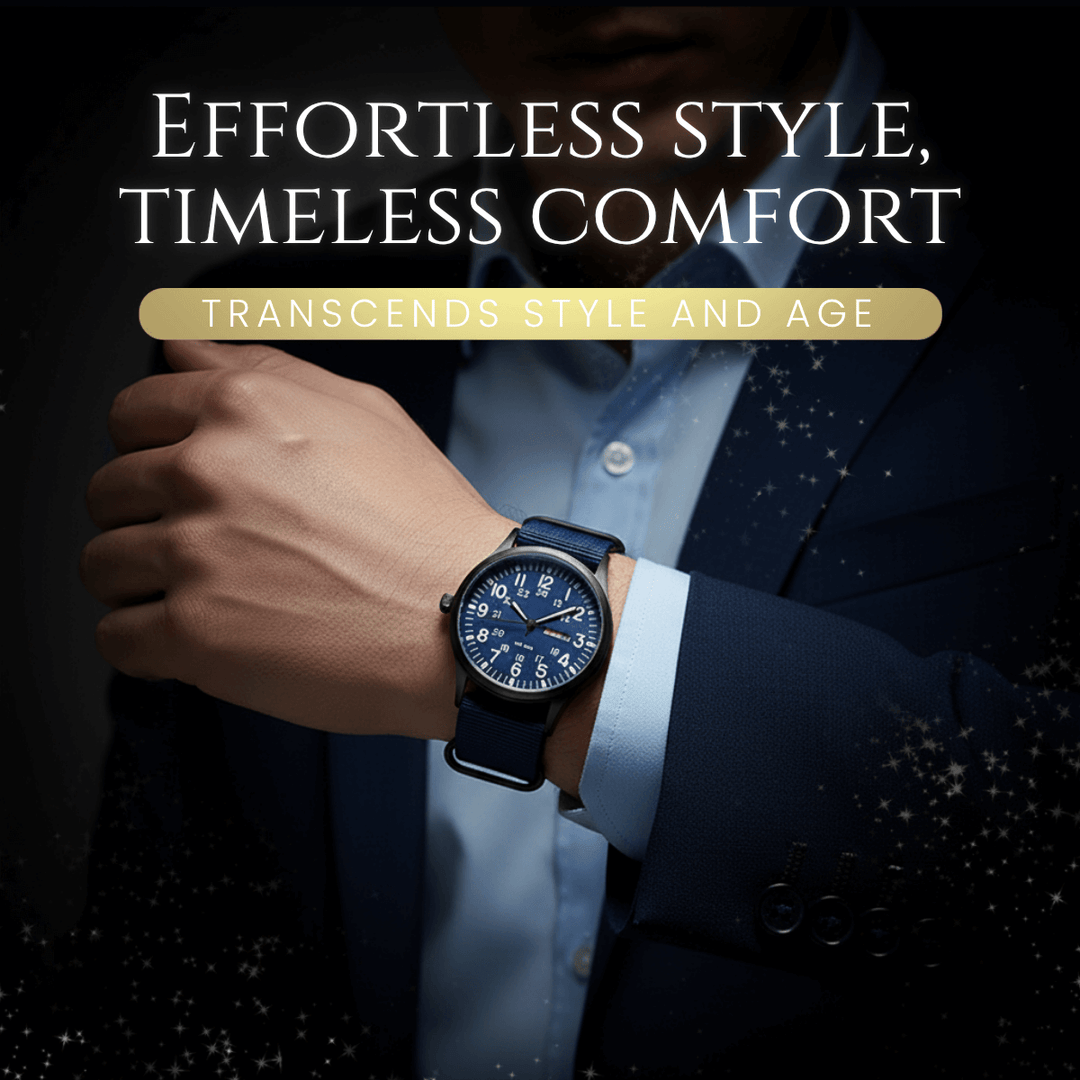 Kingswell | Military-Style Analog Quartz Wristwatch | 42mm