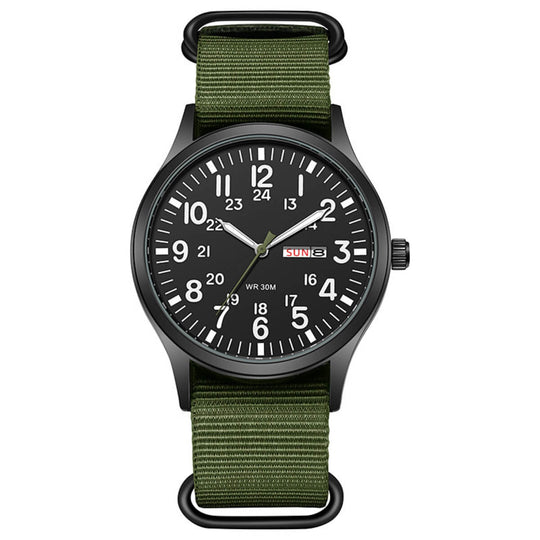 Kingswell | Military-Style Analog Quartz Wristwatch | 42mm