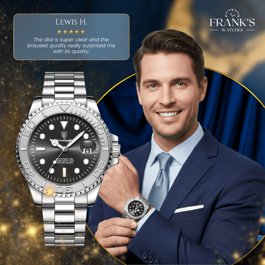 Landon | Men’s Precision Quartz Calendar Wristwatch | 42.5mm