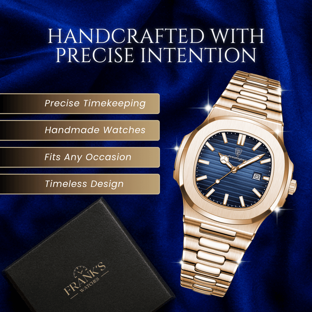 Langley | Men’s Classic Date Display Quartz Watch | 42mm