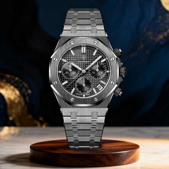 Luther | Ascend Stainless Steel Calendar Watch | 42.5mm