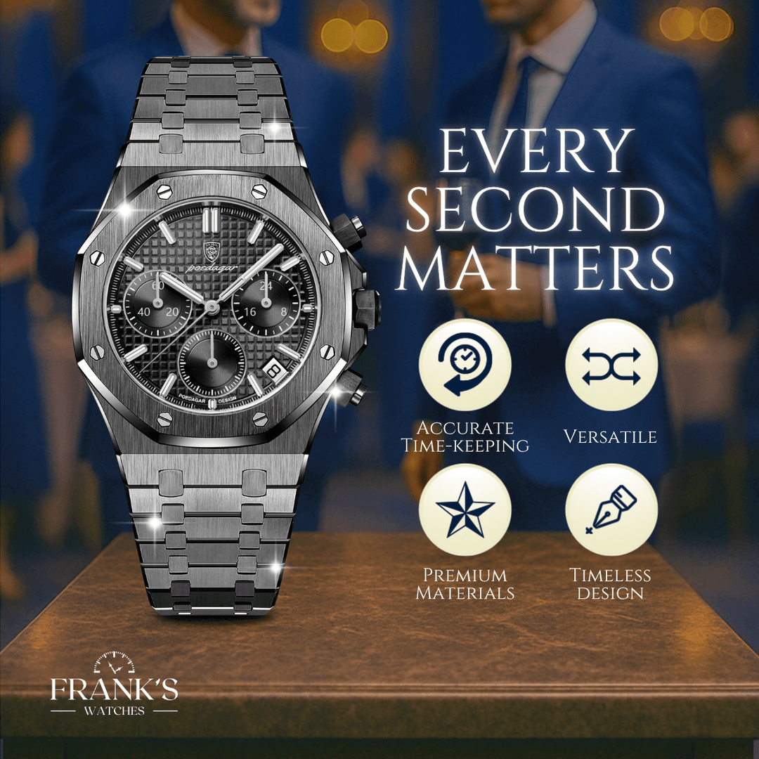 Luther | Ascend Stainless Steel Calendar Watch | 42.5mm