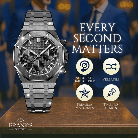 Luther | Ascend Stainless Steel Calendar Watch | 42.5mm