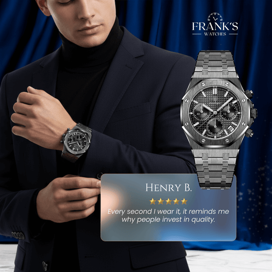 Luther | Ascend Stainless Steel Calendar Watch | 42.5mm