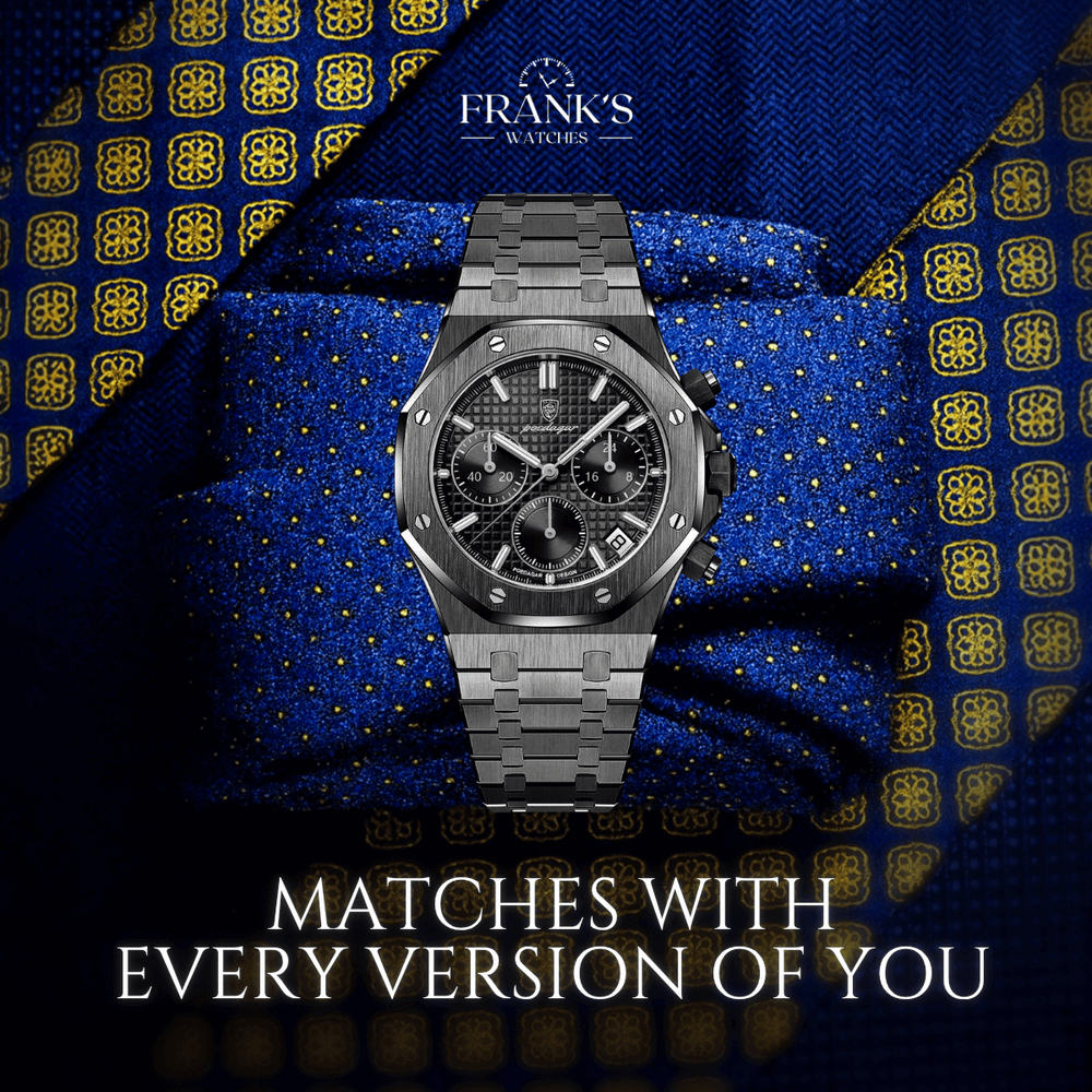 Luther | Ascend Stainless Steel Calendar Watch | 42.5mm