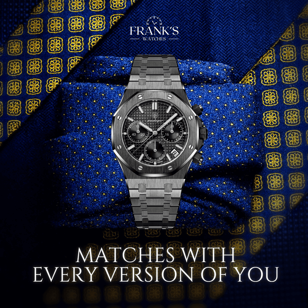 Luther | Ascend Stainless Steel Calendar Watch | 42.5mm