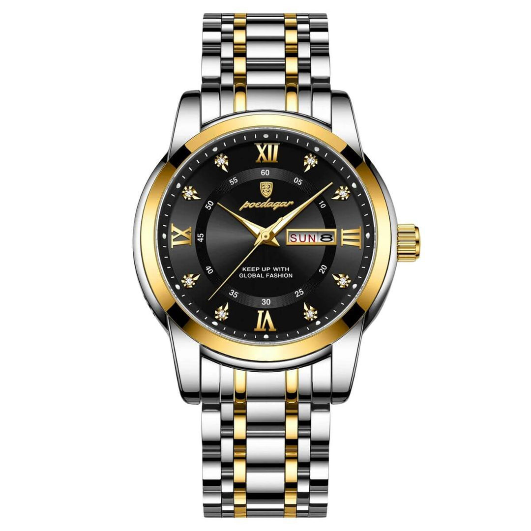 Magnus | Prestige Stainless Steel Calendar Watch | 41mm