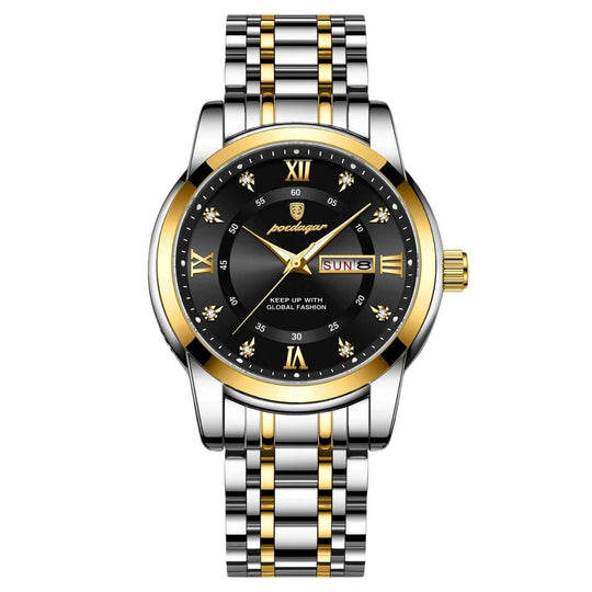 Magnus | Prestige Stainless Steel Calendar Watch | 41mm