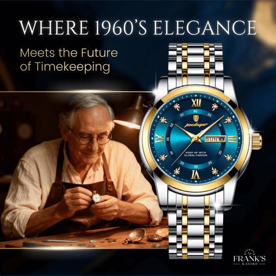 Magnus | Prestige Stainless Steel Calendar Watch | 41mm