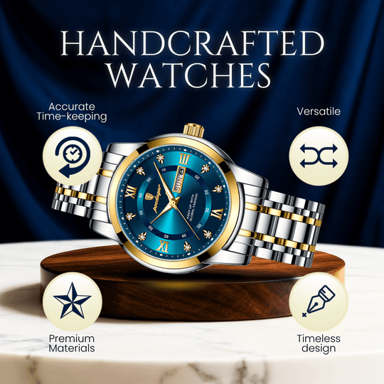 Magnus | Prestige Stainless Steel Calendar Watch | 41mm