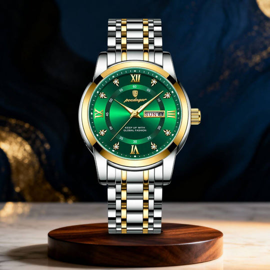 Magnus | Prestige Stainless Steel Calendar Watch | 41mm