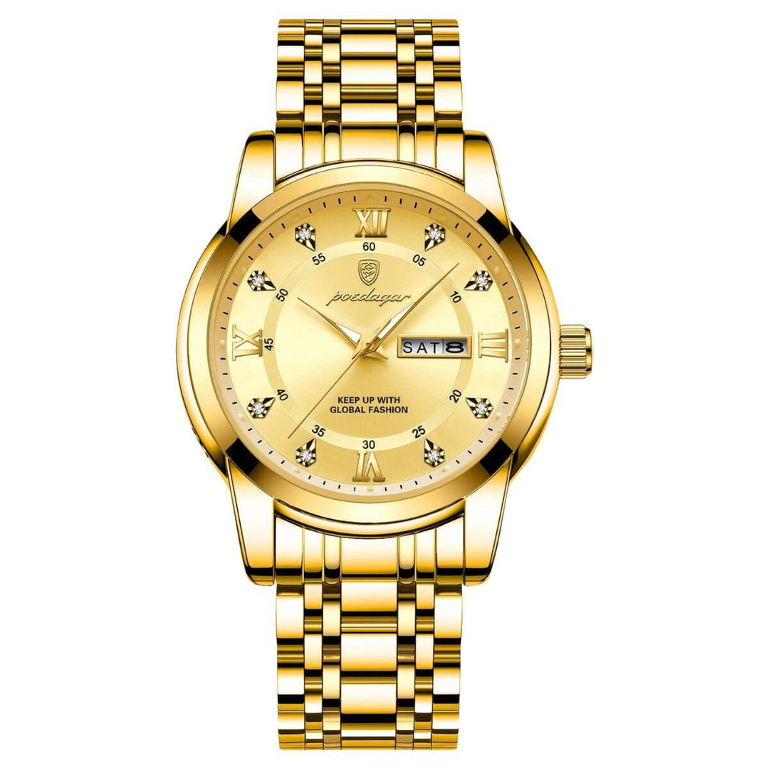 Magnus | Prestige Stainless Steel Calendar Watch | 41mm