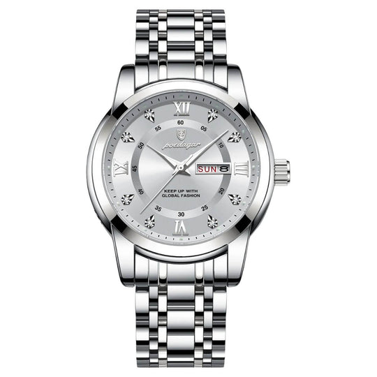 Magnus | Prestige Stainless Steel Calendar Watch | 41mm