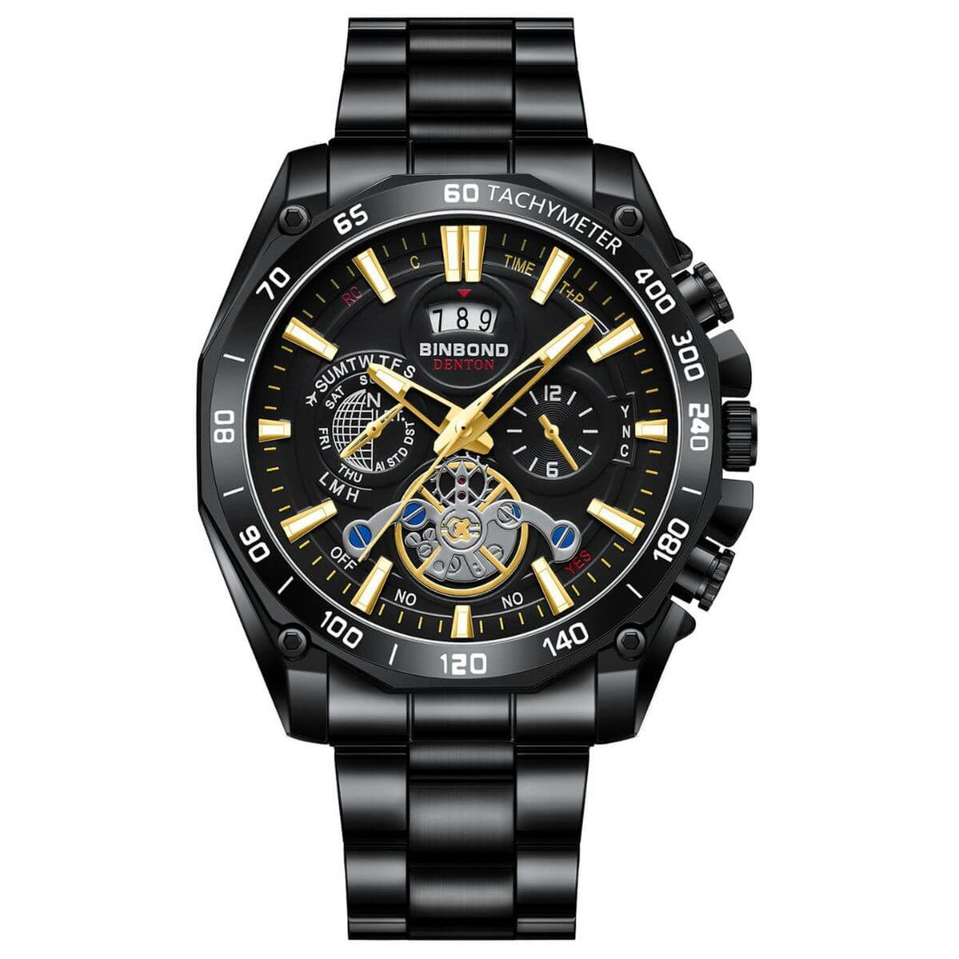 Mason | Vanguard Precision Skeleton Quartz Timepiece | 44mm