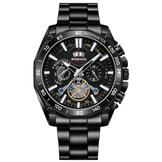 Mason | Vanguard Precision Skeleton Quartz Timepiece | 44mm