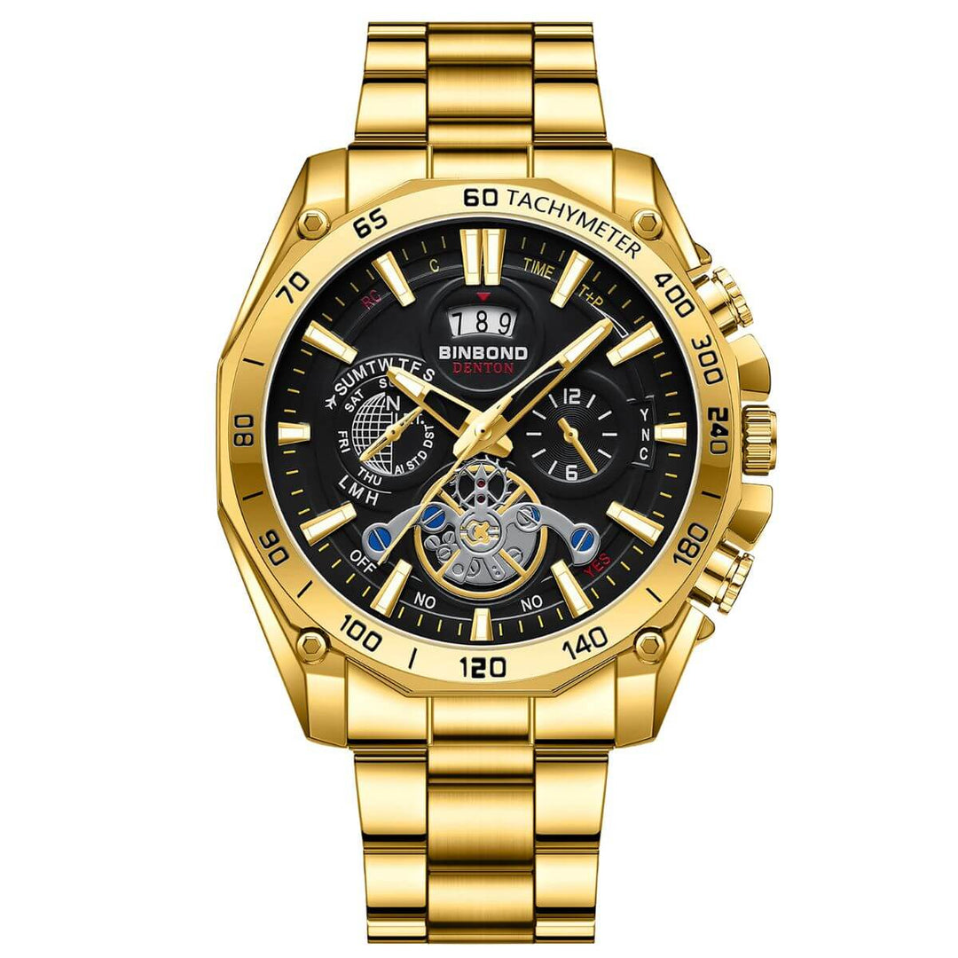 Mason | Vanguard Precision Skeleton Quartz Timepiece | 44mm