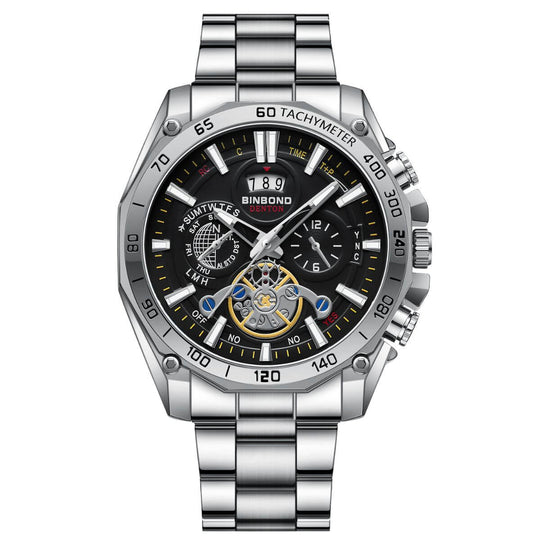 Mason | Vanguard Precision Skeleton Quartz Timepiece | 44mm
