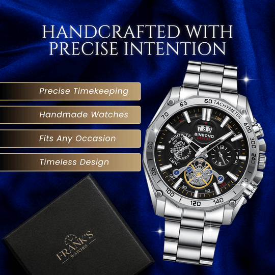 Mason | Vanguard Precision Skeleton Quartz Timepiece | 44mm