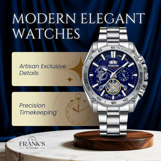 Mason | Vanguard Precision Skeleton Quartz Timepiece | 44mm