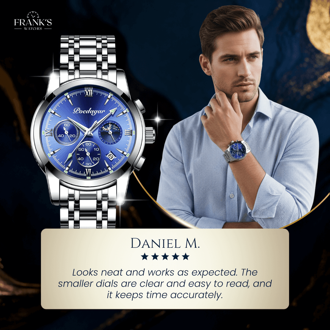 Maxwell | Executive Multifunction Calendar Watch | 41.5mm