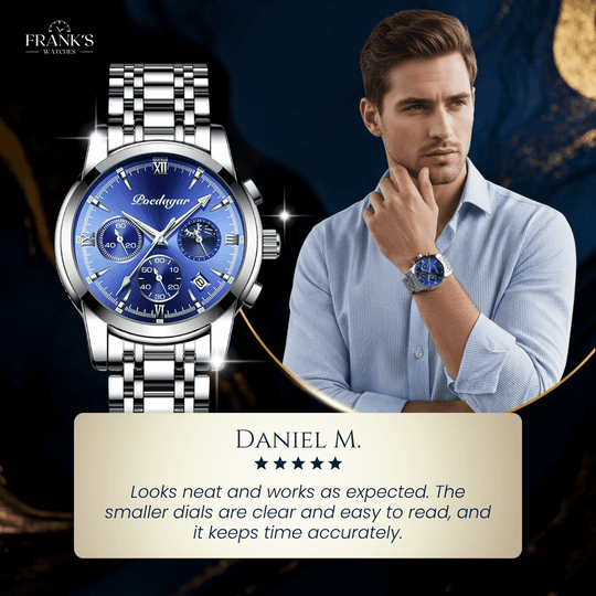 Maxwell | Executive Multifunction Calendar Watch | 41.5mm