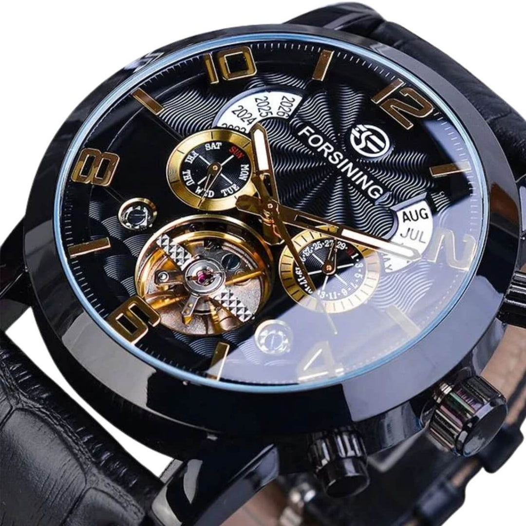 Merrick | Classic Open Balance Wheel Wristwatch | 46mm