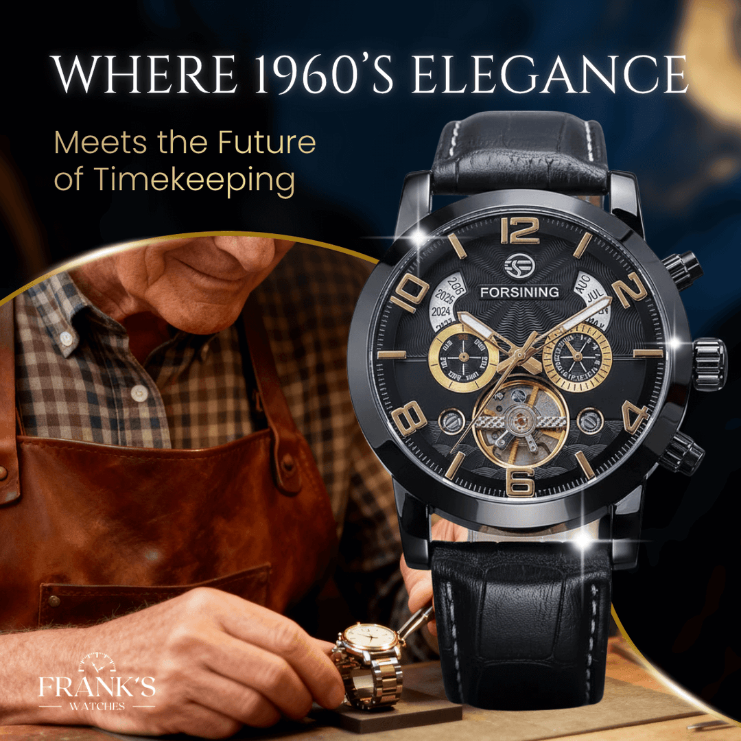 Merrick | Classic Open Balance Wheel Wristwatch | 46mm