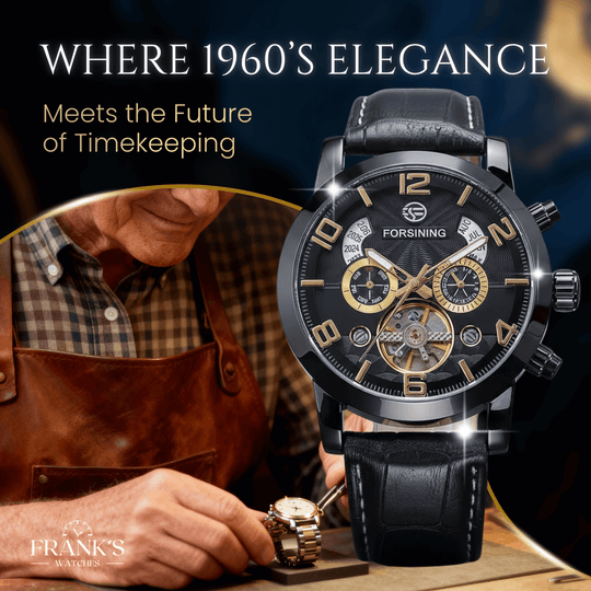 Merrick | Classic Open Balance Wheel Wristwatch | 46mm