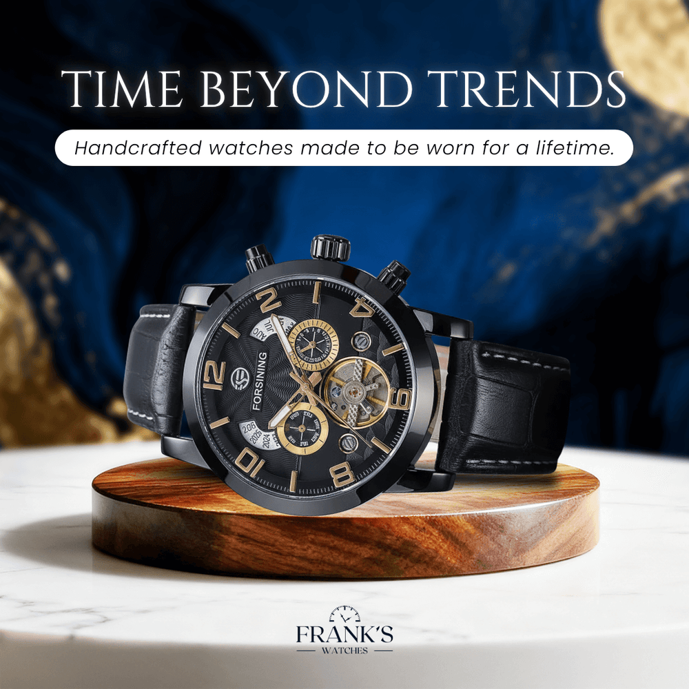 Merrick | Classic Open Balance Wheel Wristwatch | 46mm