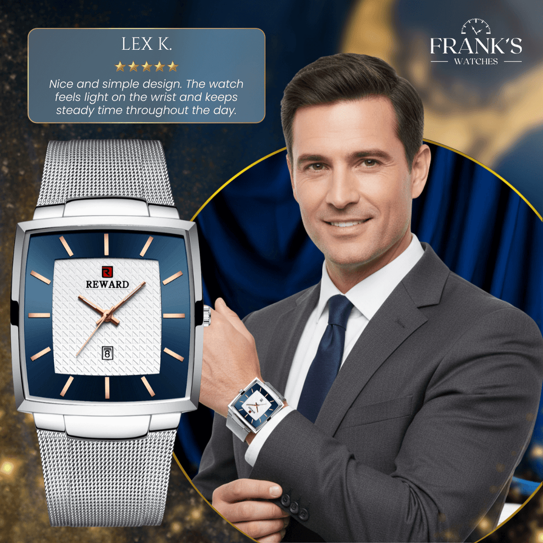 Palmer | Vanguard Slim Quartz Dress Watch | 48×37mm