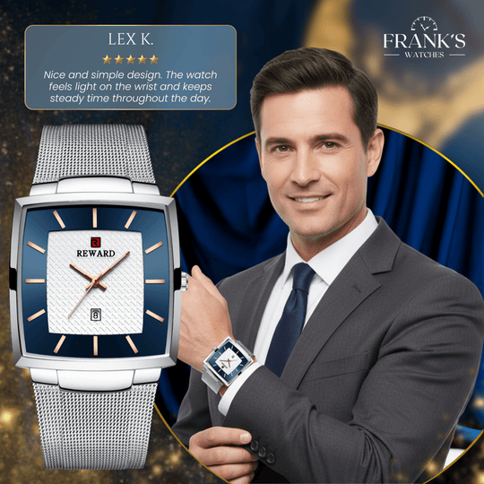 Palmer | Vanguard Slim Quartz Dress Watch | 48×37mm