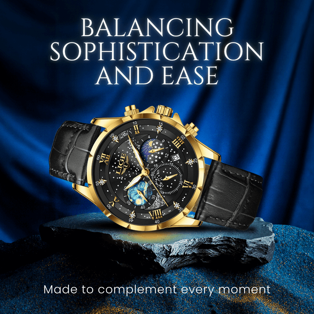 Porter | Men’s Roman Numeral Astral Wristwatch | 42mm