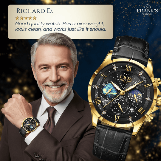 Porter | Men’s Roman Numeral Astral Wristwatch | 42mm