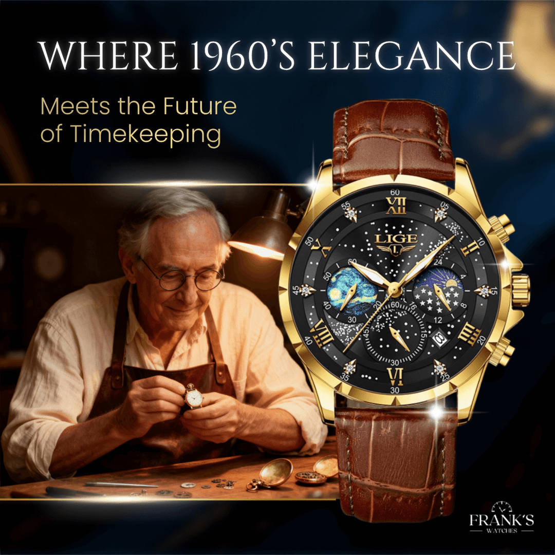 Porter | Men’s Roman Numeral Astral Wristwatch | 42mm