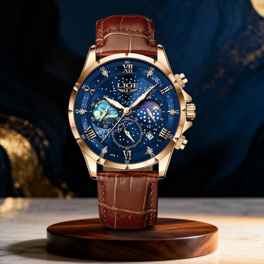 Porter | Men’s Roman Numeral Astral Wristwatch | 42mm