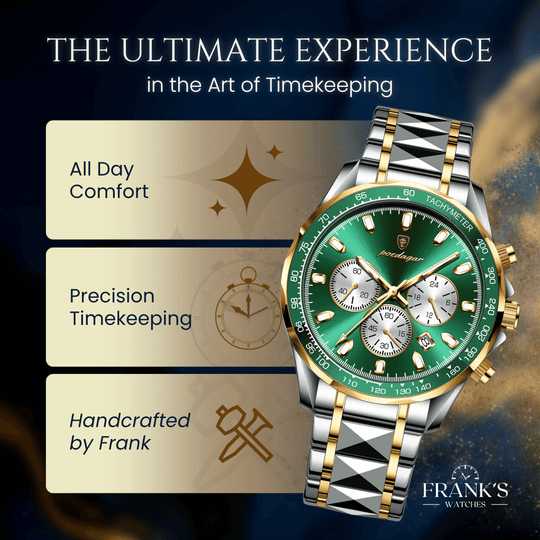 Preston | Luxury Business Quartz Chronograph Wristwatch | 44.5mm